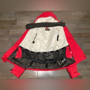 Vintage Roxy X series size 2 red ski jacket